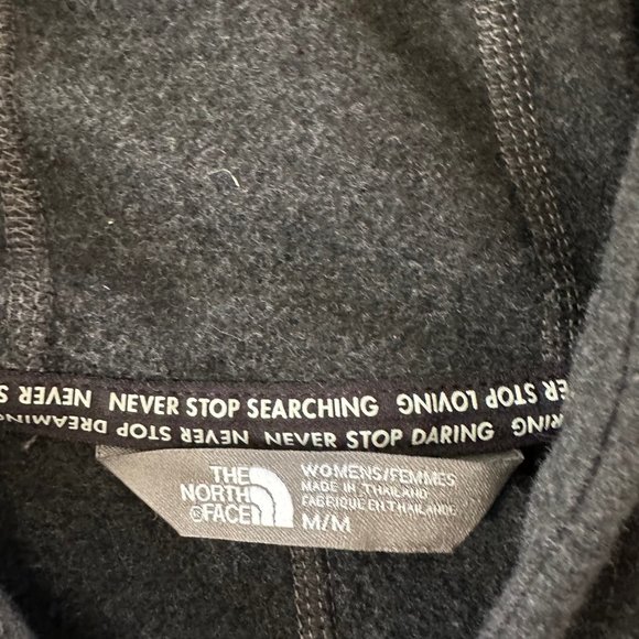 The North Face zip up hoodie sweatshirt dark gray - size medium - Picture 4 of 4